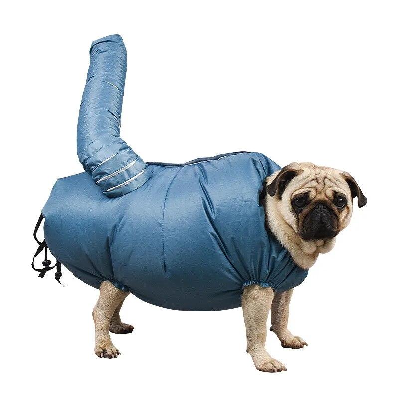 

Мешок для сушки собак, сушилка для ванны для кошек, домашних животных, чехол для сушки волос, быстрая воздуходувка для собак, инструмент для ухода за домашними животными, инструменты для купания в ванной S Back 25-40cm синий