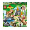 LEGO Duplo T-Rex and Triceratops 10939 Toy Blocks, Gift for Toddlers and Babies, Dinosaurs, Boys and Girls, Ages 2 and Up