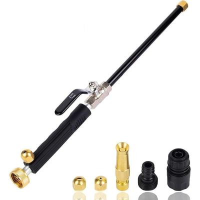 High Pressure Jet Nozzle Power Washer Wand for Garden Hose,Hydro Jet High Pressure Washer Tools with 3 Different Nozzles and Hose Quick Connectorsfor