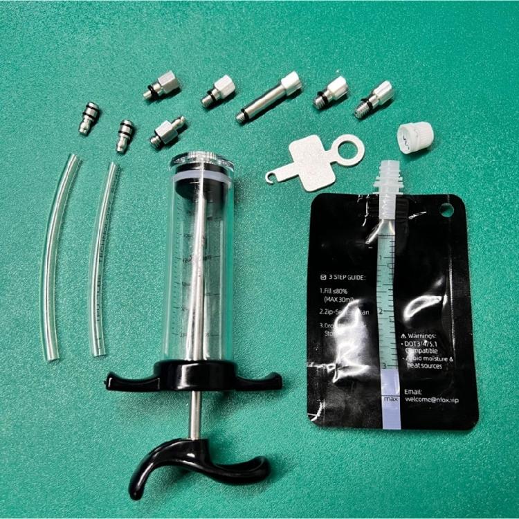 Light Weight Brake Oil Injection Tool Suit High Performances Brake Bleeder for Cyclists with Transparents Tubing