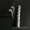 Carbide Insert Spiral End Mill with Straight, Taper & Morse Shanks, Non-standard Threaded Brazed Carbide Tool