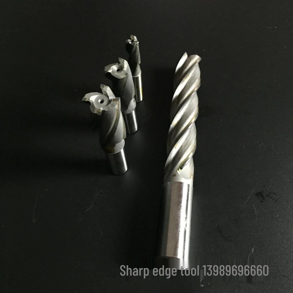 Carbide Insert Spiral End Mill with Straight, Taper & Morse Shanks, Non-standard Threaded Brazed Carbide Tool