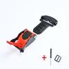 6 Gear Adjustment Bike Helmet Clip Black/Red Helmet Accessories  for Scooter Bicycle Accessories