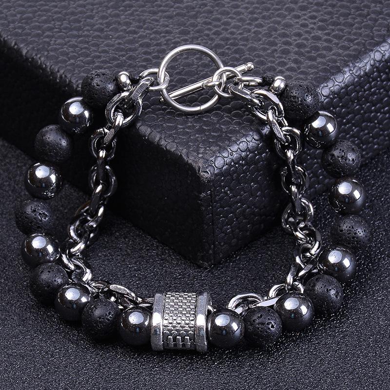 JYL TS Bracelet Men's Double-Layer  Durable Stylish Boosts Confidence & Strength