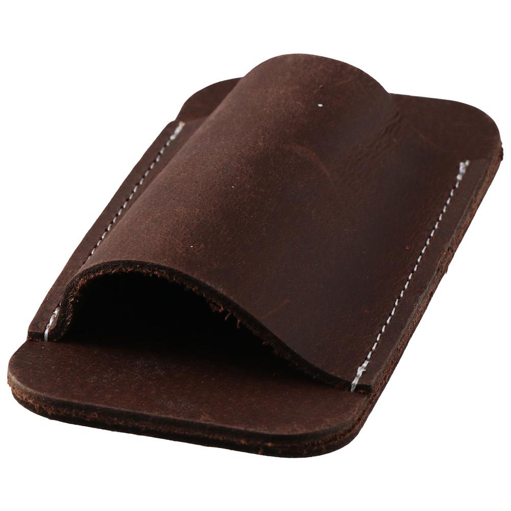 

Шкіряна кобура для ножа темно-коричневого кольору, піхви для перенесення ножів, чоловічий ремінь