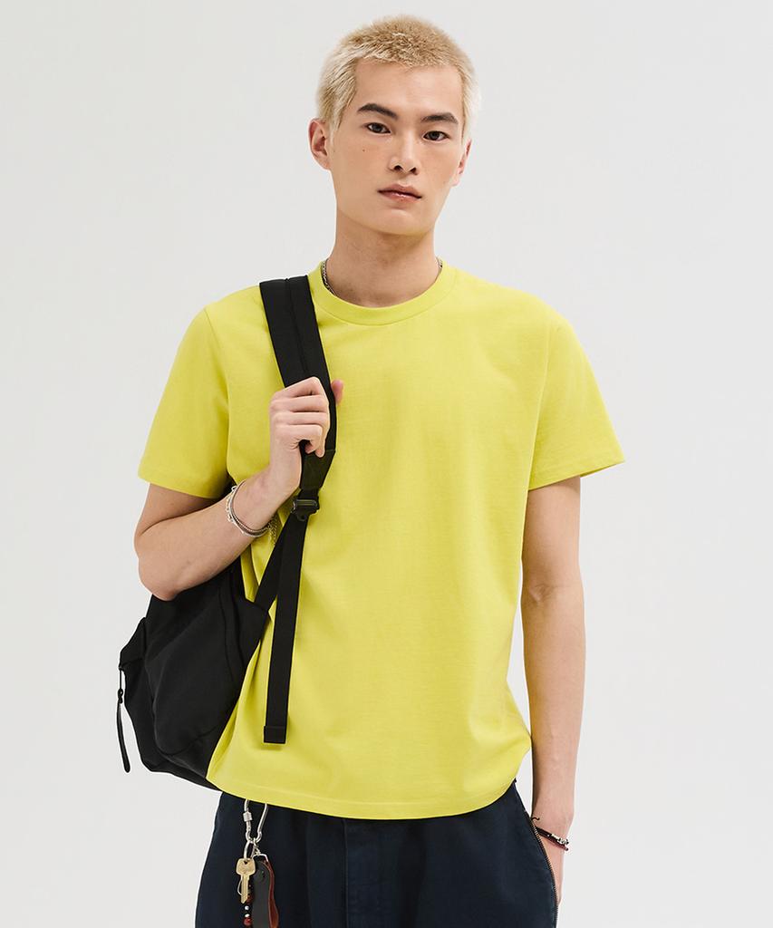 LEIRE 90S Vintage Fit Washed T-Shirt [Lime]
