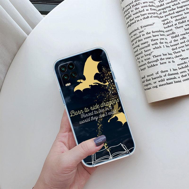 Fourth wing dragons Transparent Phone Case for Motorola Moto G10 G20 G30 G31 G32 G34 G35 G41 G42 G50 G51 G52 G55 G60 G60S