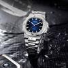 PLADEN Mens Quartz Watch Stainless Steel Waterproof Luminous Casual Sports Wristwatch