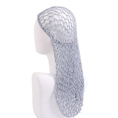 Gorro de pelo tejido de ganchillo a mano para mujer, gorro de noche para dormir, peluca protectora
