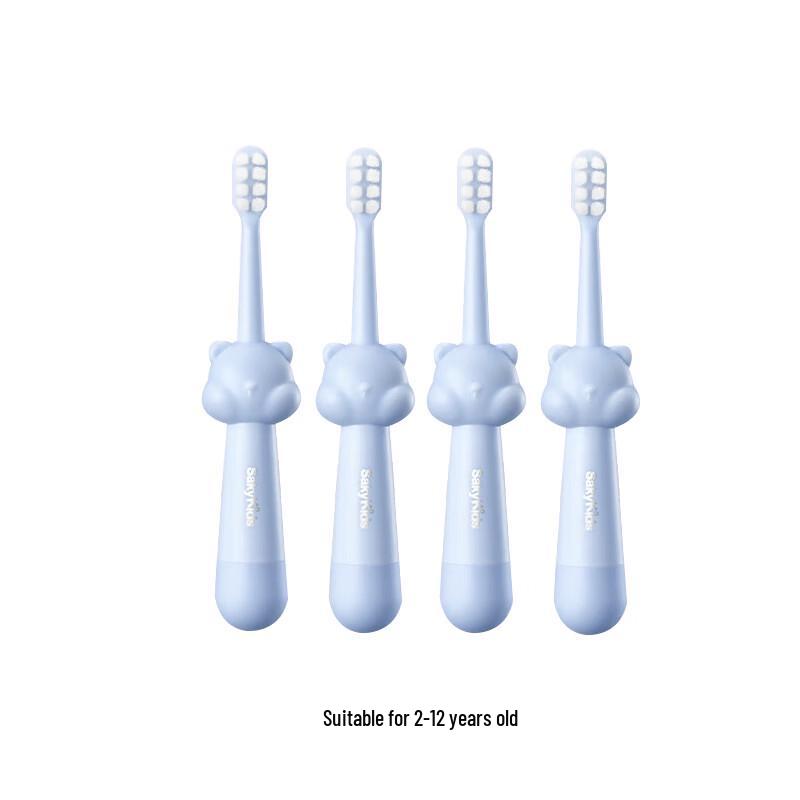 

Shuke Kids Soft Bristle Toothbrush - Blue 4-Pack