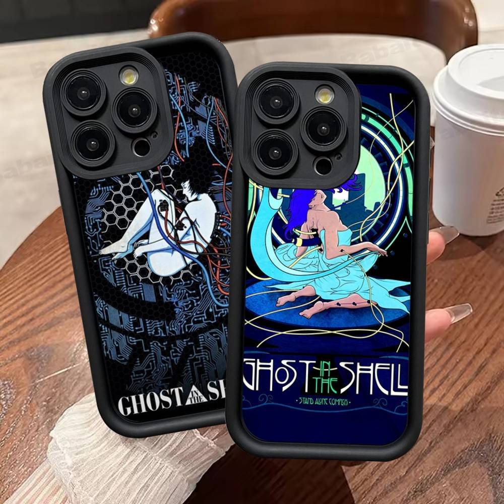 Phone Case Anime G-ghost In The S-shell for Samsung S26 S25 S24 S23 S22 S21 S20 F06 M16 Note 20 FE Ultra Soft Silicone TPU Cover