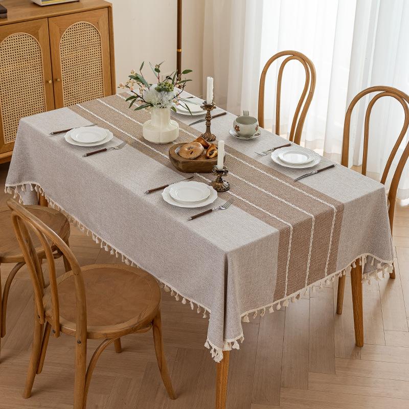 Rectangular Dining Table Cloth Waterproof Anti Slip Wear-resistant Soft Suitable for Home Kitchen and Dining Table Decoration
