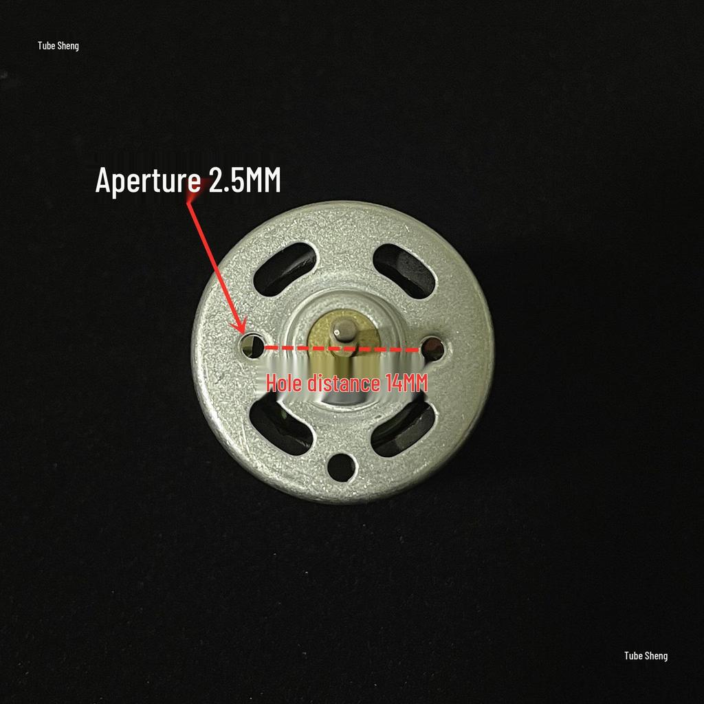360 Mini DC Motor 3-7.2V, Strong Magnet, High Torque, Carbon Brush for DIY Models