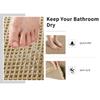 Tappeti da Bagno con Supporto in Gomma, Runner, Tappetini Comfort, Antiscivolo, Zerbino da Ingresso, Tappeto per Bagno