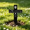 Pet Tombstone Religious Symbol Angel Shape Memorial Stone Pet Loss Gift Cat Dog Remembrance Headstone for Garden Yard