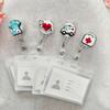 1PCS Nurse Work Card Holders Retractable Badge Reels Cute Cartoon Badge Reels Doctor ID/IC Card Holder Hospital Supplies