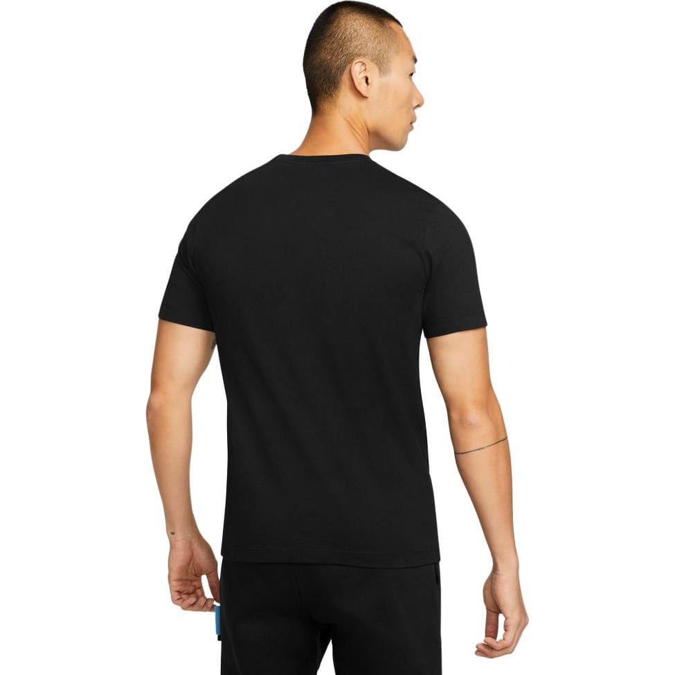 Nike T Shirts Men's Black Crew Neck Moderate DQ1884-010
