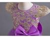 Girls' Sleeveless Sequin Flower Girl & Party Dress - Floor-Length Princess Gown