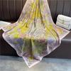 New Design Floral Silk Scarf Elegant Women Shawl Fashion Women's Scarf  Hijab