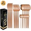 Portugal Stainless Steel 30-Piece Cutlery Set: Western Steak Knife, Fork, Spoon in Gift Box
