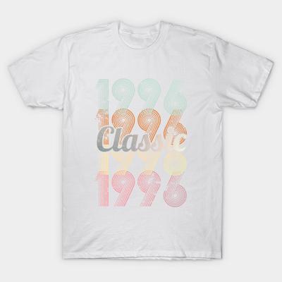 T Shirt Women 1996 Classic 24 Years Old Birthday Harajuku Print Kawaii Tshirt Summer Short Sleeve Female T-Shirt Top Tee