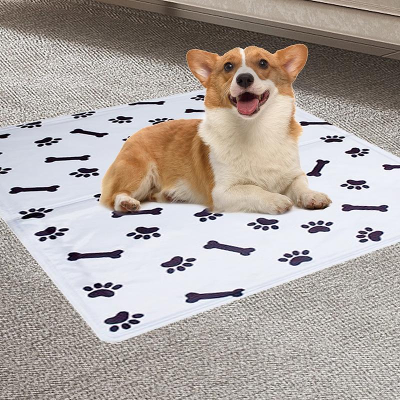 Pet Cooling Mat Chill Mat For Cats Dogs Sleeping Cushion Easy Washable Pet Activity Bed Training Pad For Sofa Floor Kennel Crate