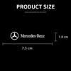 For Benz SW222Car Emblem Logo Decorative Stickers Badge Decal For Mercedes Benz AMG W176 W202 W204 W205 W210 W211 W212 CLA CLK CLS GLA GLC