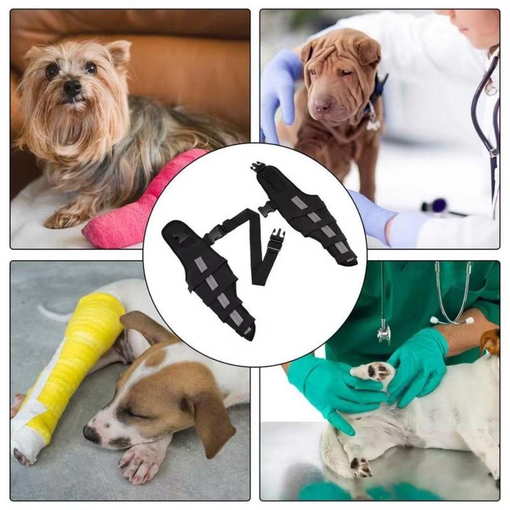 Adjustable Dog Knee Brace Comfortable Dog Leg Support Brace Pet Joint Protectors Wound Protection