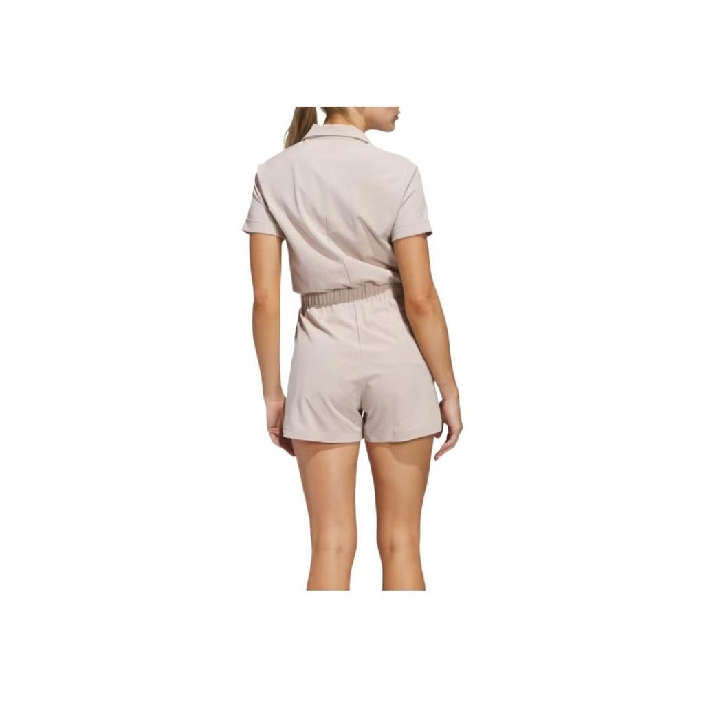 Adidas Go-To Romper Comfortable Skin-Friendly Casual Soft Jumpsuit Women Jumpsuit Gray Brown JE7299