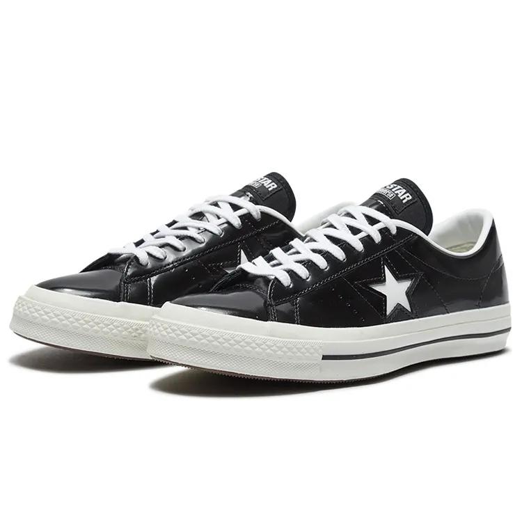 Converse One Star Ox 'HanByeol - Black' (Unisex) Black / White Canvas Shoes 165741C