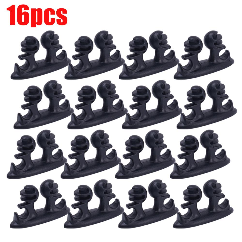 Car Dashboard Cable Manager Hook Headphone Line Data Wire Organizer  Phone Charging Cable Clamp Clips Holder Accessories