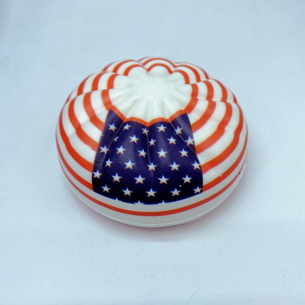 New Simulated Dumpling Squishy American Anniversary Edition Stress Balls With Steamer Reusable Rebound Squeeze Reliever Toys