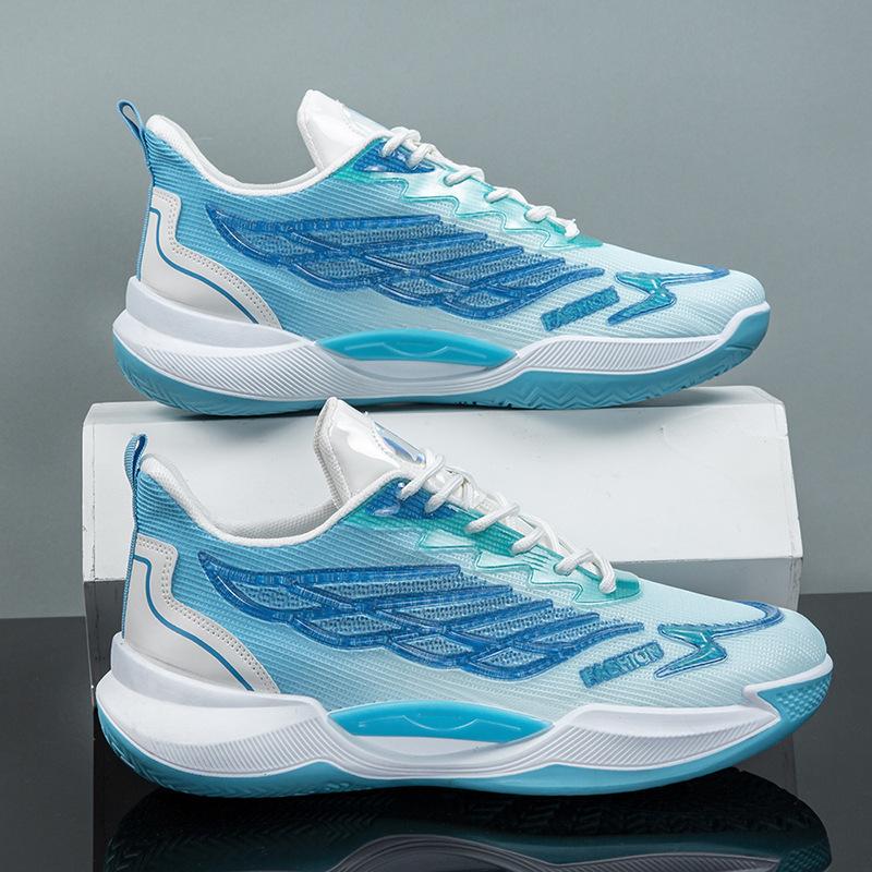 Men's Thick Sole Breathable Mesh Running Shoes, Color Block Fashion Casual Sneakers for Students Daily Wear