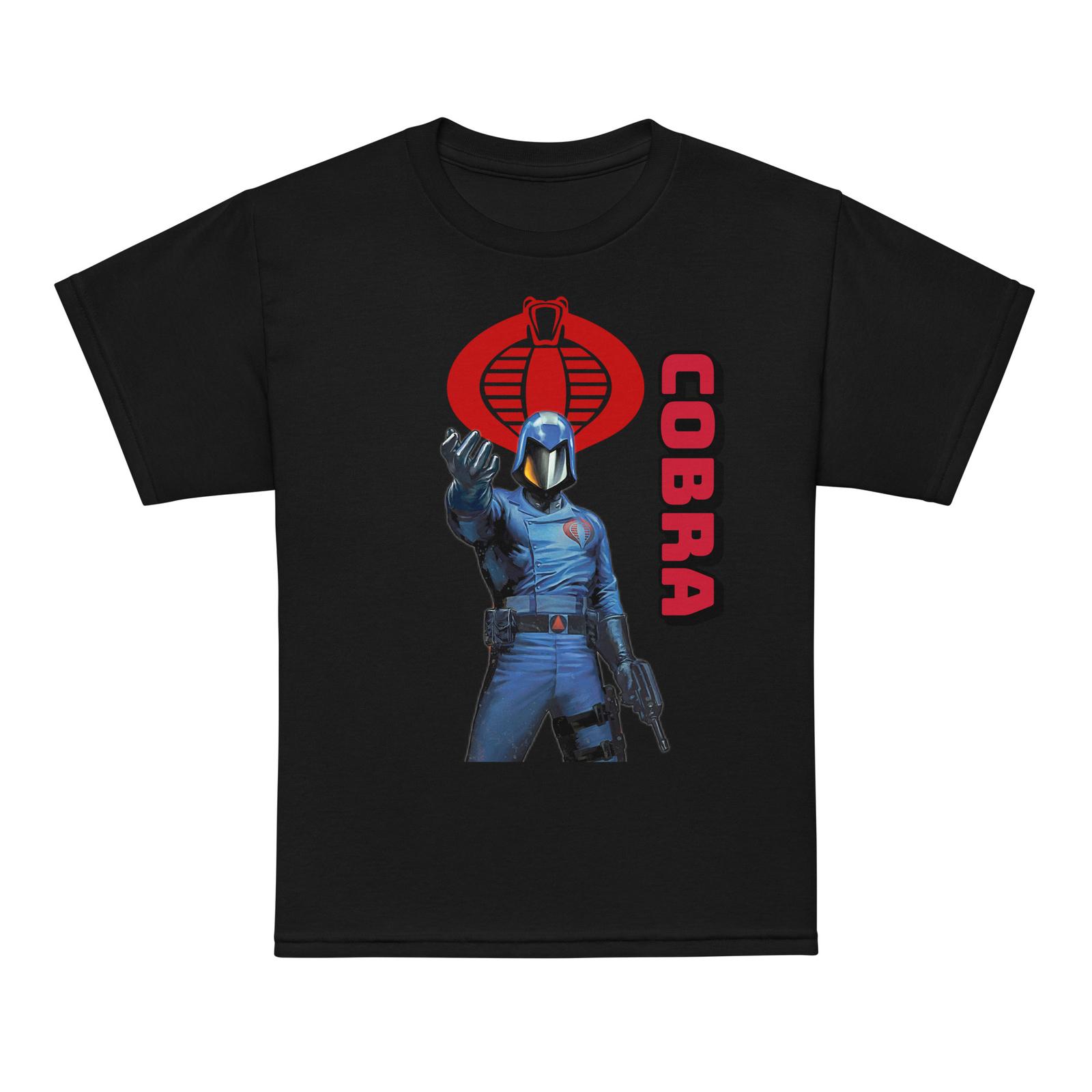 GI Joe Cobra Commander Youth Tee, COBRA Logo, GI Joe T-Shirt Mens Womens Tees Top, Unisex S