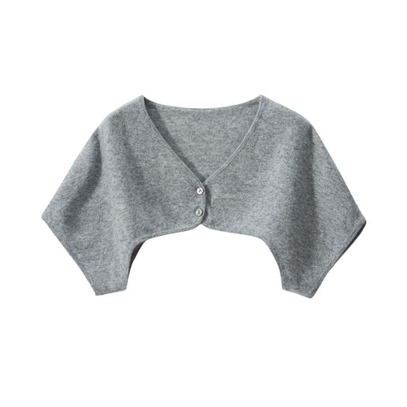 Warm Cashmere Wool Shawl for Postpartum and Elderly - Sleep Shoulder & Neck Protection