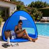 Cortavientos de playa - SHOP-STORY - Pop Up - UPF 50 - Varillas de fibra de vidrio - 150 x 85 cm