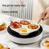Cooker King 18cm White 4-Compartment Non-stick Breakfast Pan