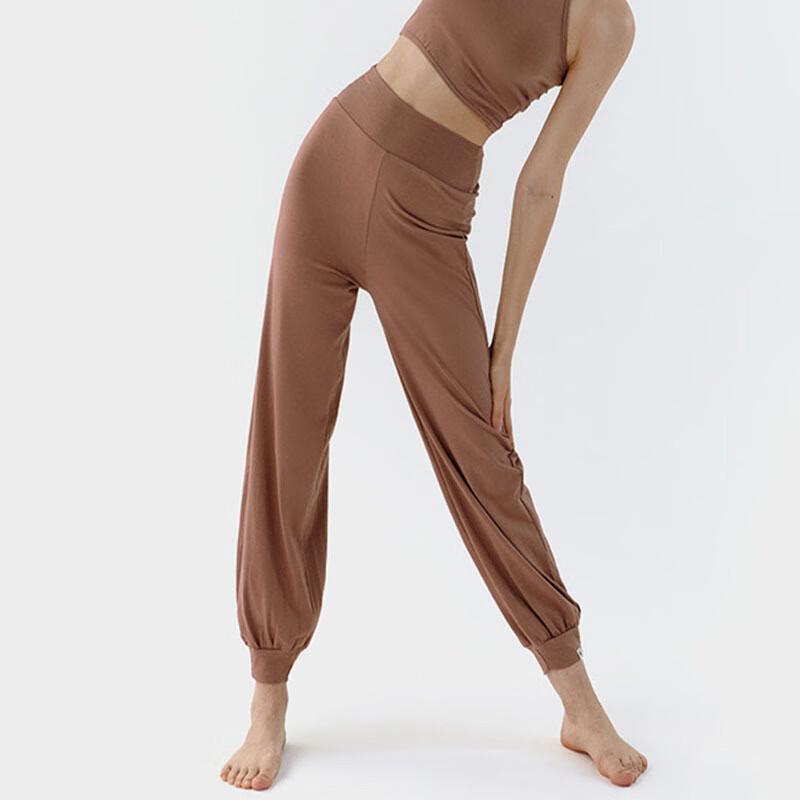 OEING Women's High-Waist Cuffed Yoga Pants