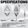AMASPORT Padel Racket 18K Carbon Fiber 3D Professional Paddle Sports