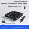 Wireless Silent Cooling Fan For Android Tv Box Router Pc Set Top Box Usb Power Mini Cooler