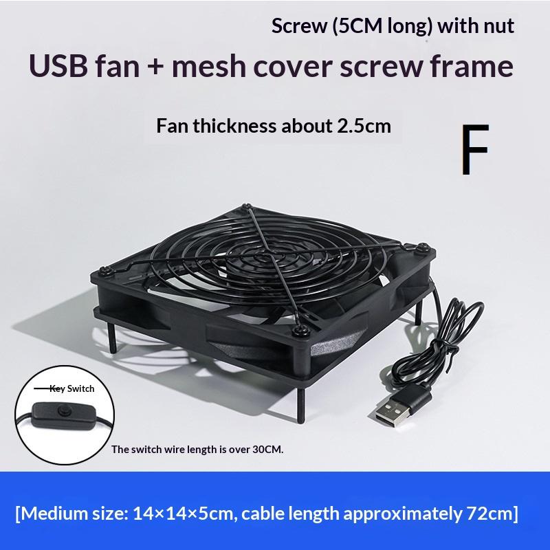 Wireless Silent Cooling Fan For Android Tv Box Router Pc Set Top Box Usb Power Mini Cooler