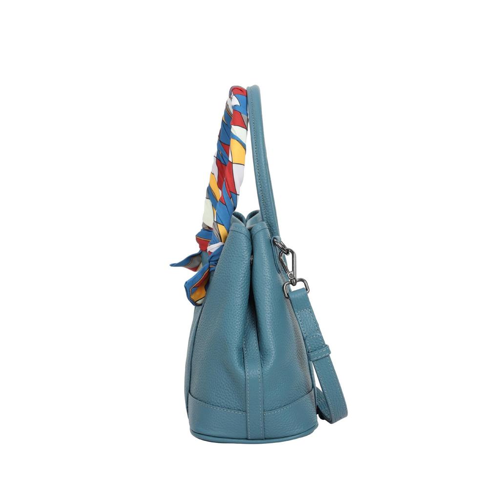 2025 Victoria Small Capacity Leather Boston Shoulder & Crossbody Bag