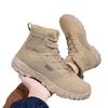 Plus Size Men's High-Top Outdoor Combat Boots - Ultra-Light, Cold Cement Outsole, Autumn/Winter Style