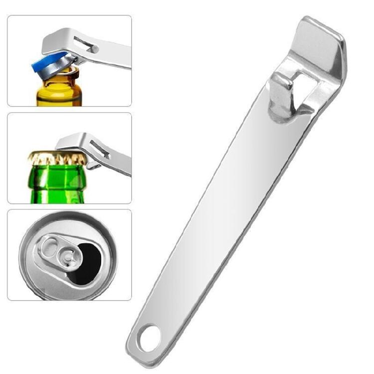 20pcs Stainless Steel Miniature Bottle Openers Safe Rounded Edges for Comfortable Grip Efficient Opening Device