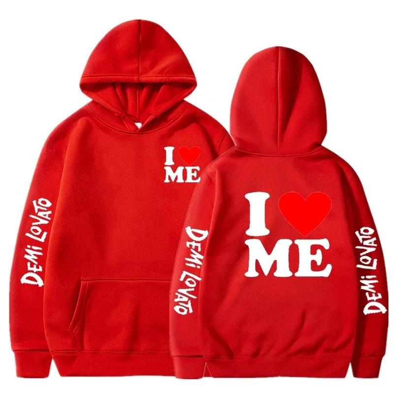 Demi Lovato Hoodies Men Fashion Letter Graphic Printed Sweatshirts Women Cool Harajuku Streetwear Hooded Pullover Jacket