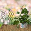 6Pcs Trellis for Potted Plant Garden Trellis for Climbing Plant Stackable Plant Trellis Indoor Plastic Potted Plant