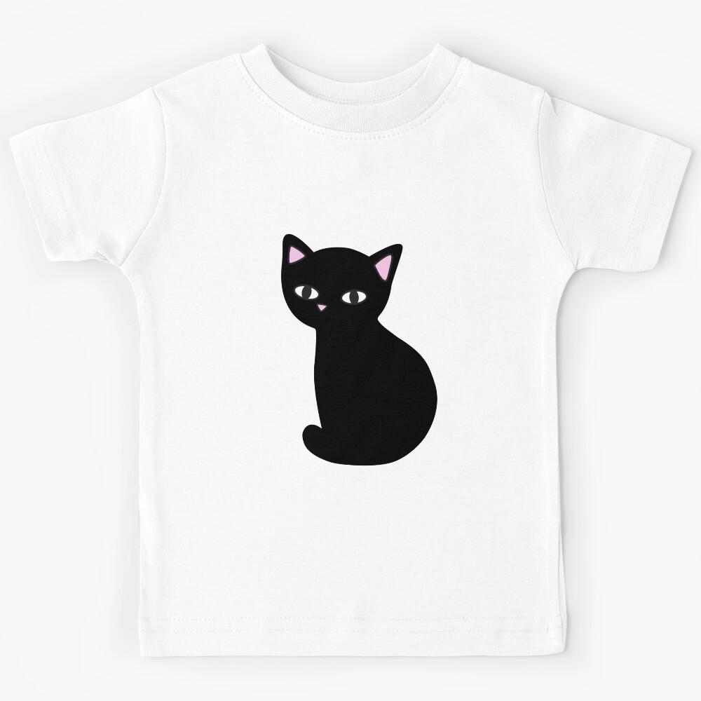 Black cat Kids T-Shirt 150