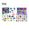 Creative Gift Ideas for Kids 3D Printed Animal Advent Calendar, 24-Day Dinosaur Ocean Land Miniature Toys Collection Figure Countdown Set, Christmas