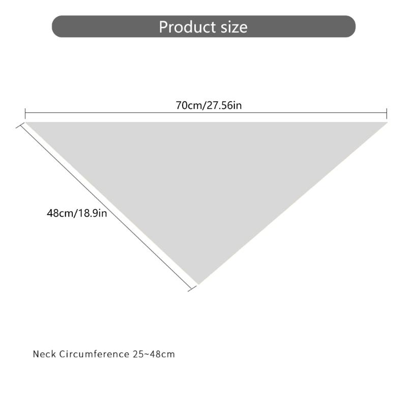 Dog Cats Neckerchief Collar Scarf Saliva Towel Pet Julycostume Accessories Dog Bandanas Soft Triangular Bibs