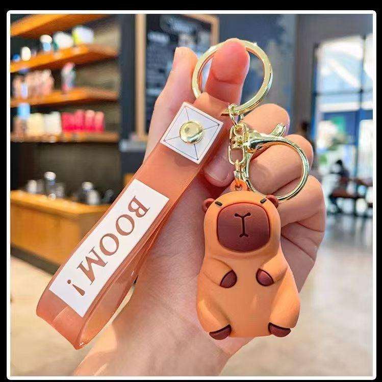 

Cartoon Cute Keychain Pendant Bag Pendant One Size коричневый